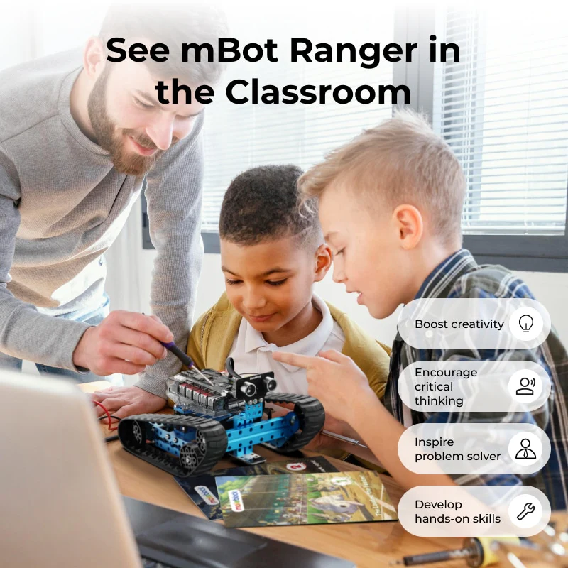 Makeblock mBot Ranger: 3-in-1 Robotics Kit for Building Robots from Scratch - Image 12