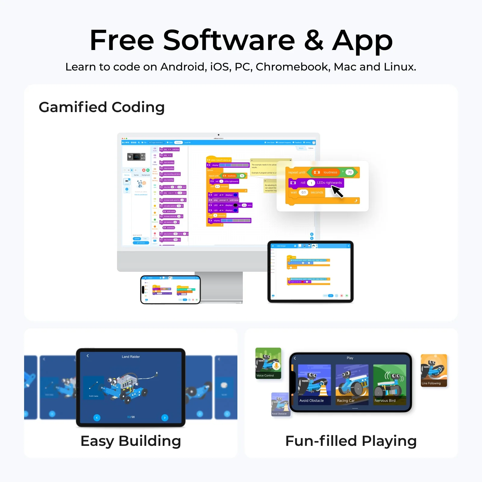 Makeblock mBot Ranger: 3-in-1 Robotics Kit for Building Robots from Scratch - Image 5