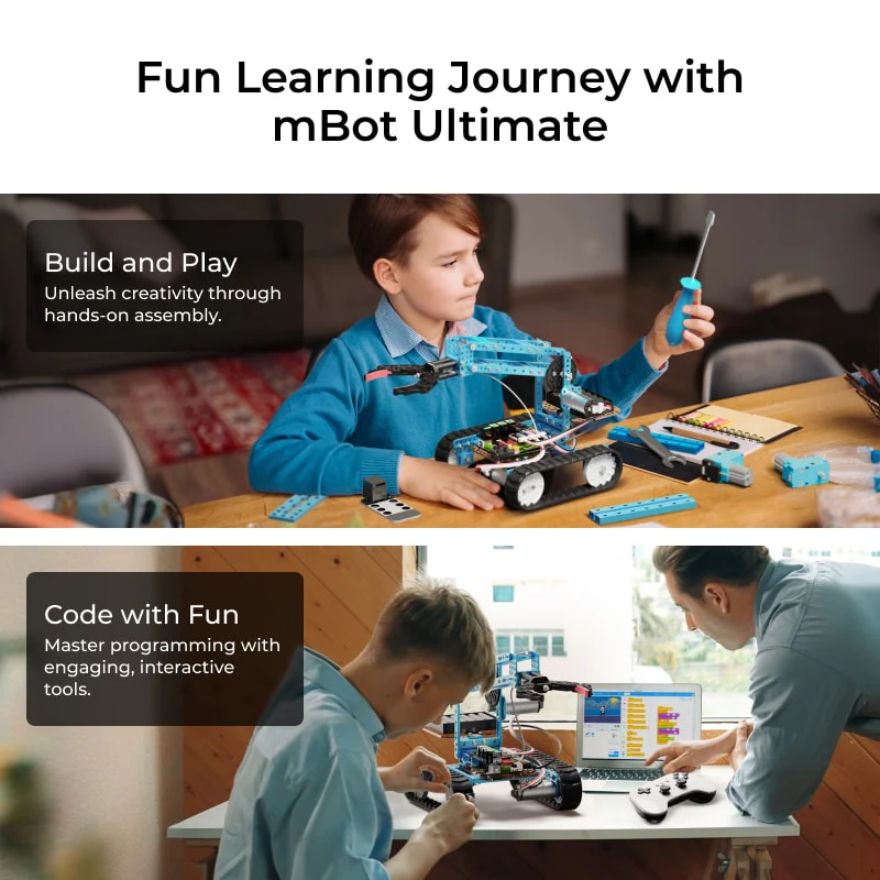 Makeblock mBot Ultimate: 10-in-1 Robot Building Kit for Students - Image 5