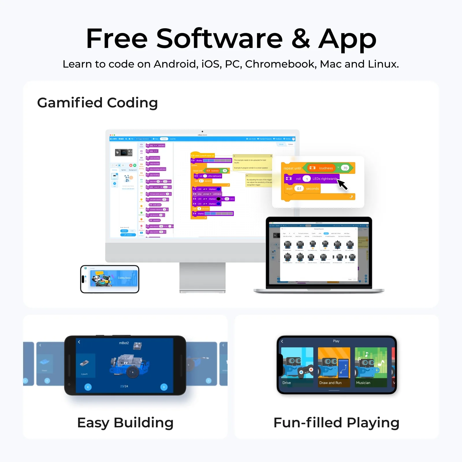 Makeblock mBot2: STEM Education Coding Robot Kit for AI Learning - Image 4