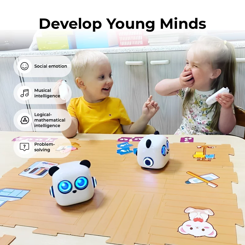 Makeblock mTiny: Smart Panda Robot for Preschoolers to Learn Coding, Music, Math, and Language. - Image 10