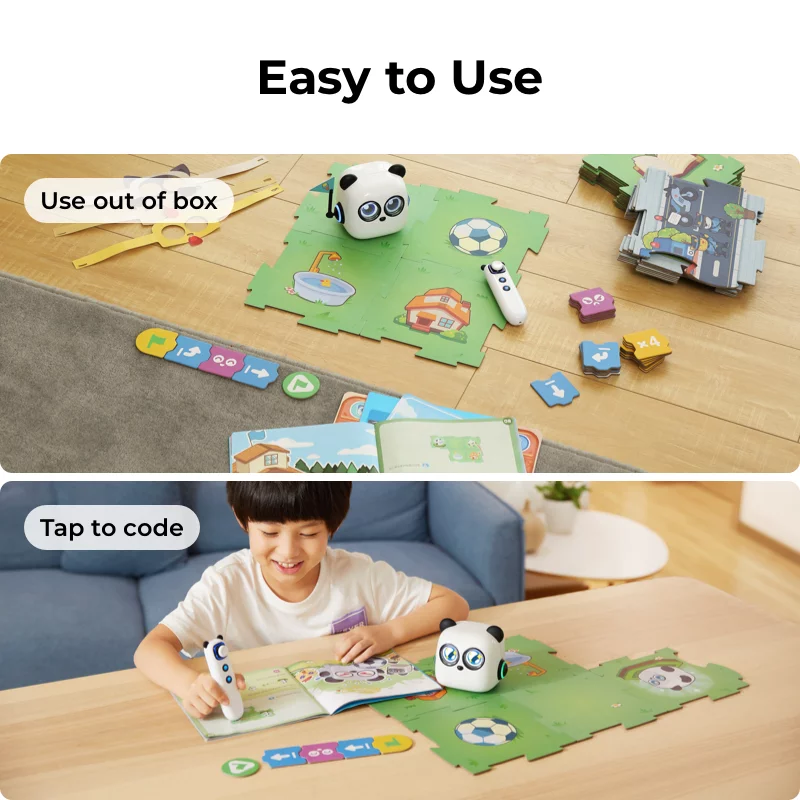 Makeblock mTiny: Smart Panda Robot for Preschoolers to Learn Coding, Music, Math, and Language. - Image 4