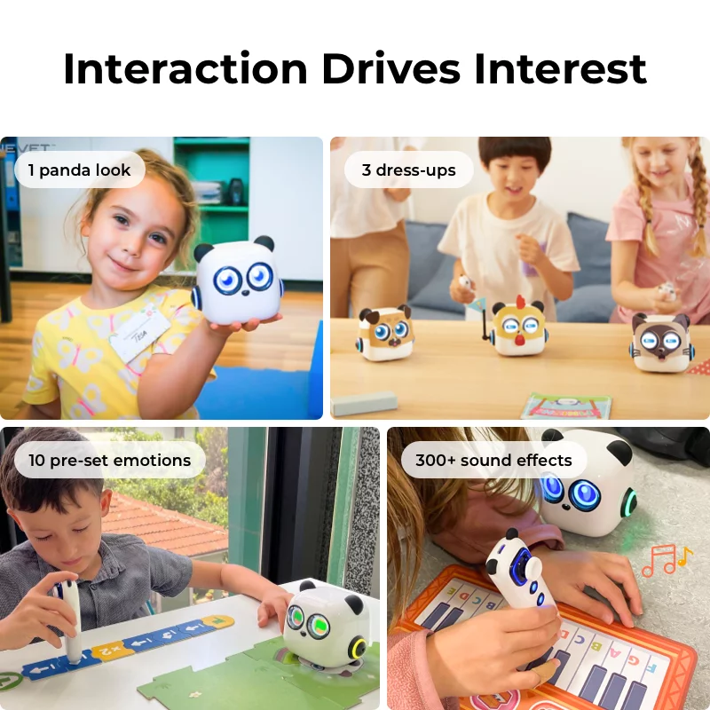 Makeblock mTiny: Smart Panda Robot for Preschoolers to Learn Coding, Music, Math, and Language. - Image 7
