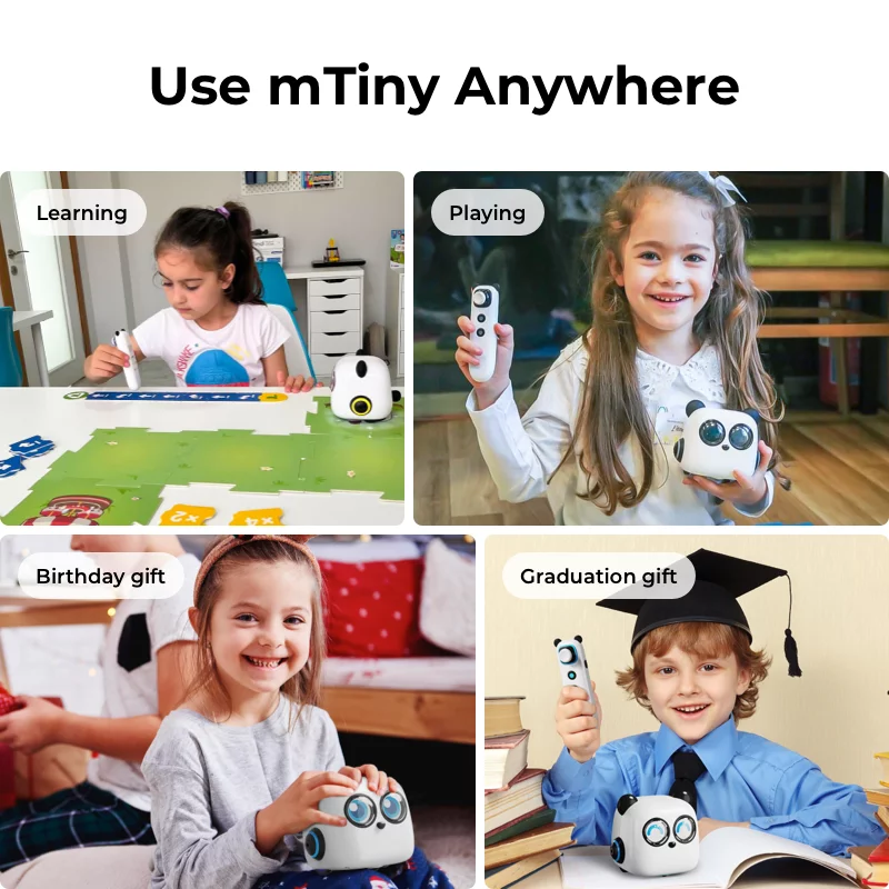 Makeblock mTiny: Smart Panda Robot for Preschoolers to Learn Coding, Music, Math, and Language. - Image 9